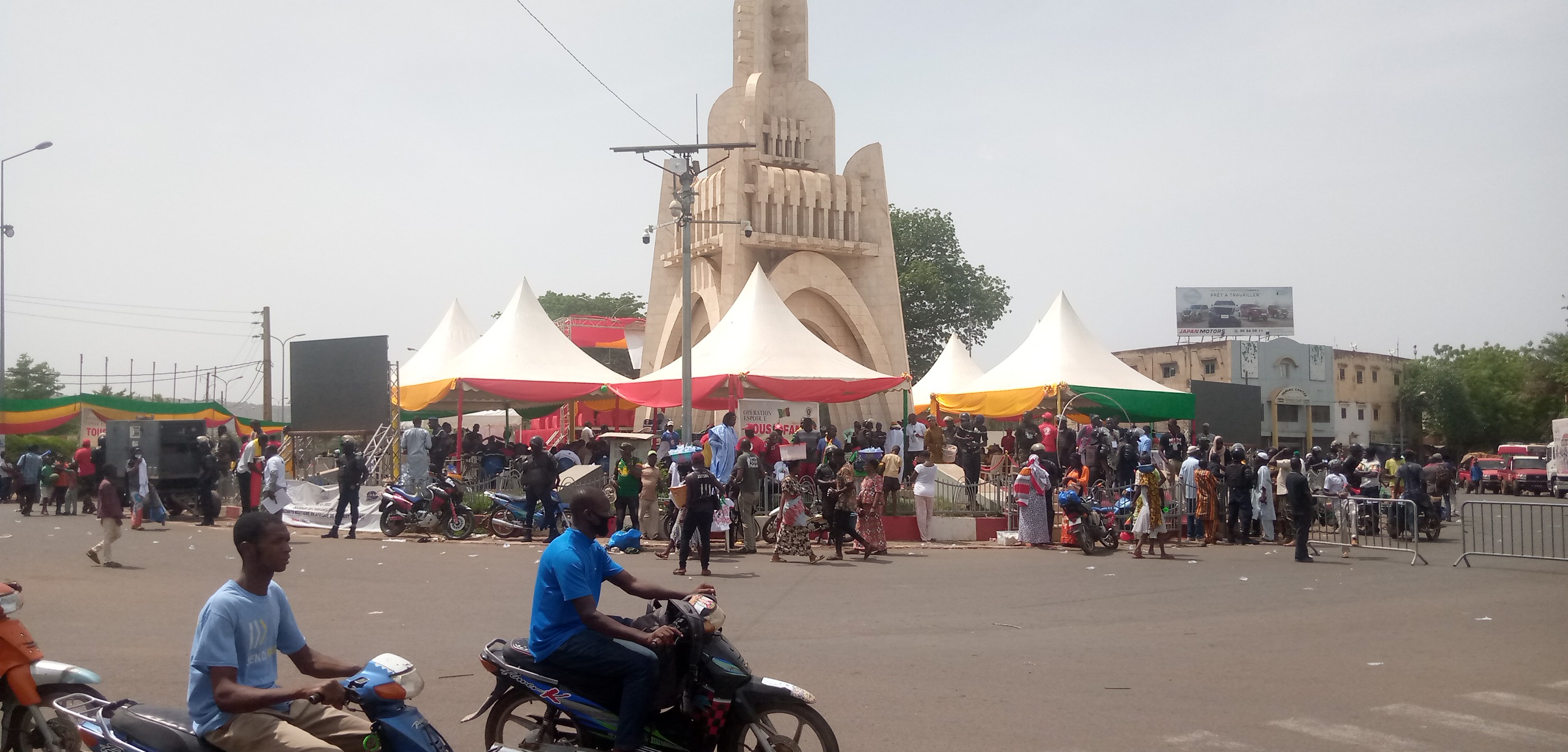 Monitoring Dynamic Events: Pro-FAMA Protest in Bamako, Mali