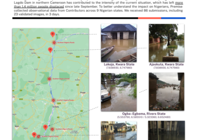 Reportando la catástrofe de las inundaciones en Nigeria