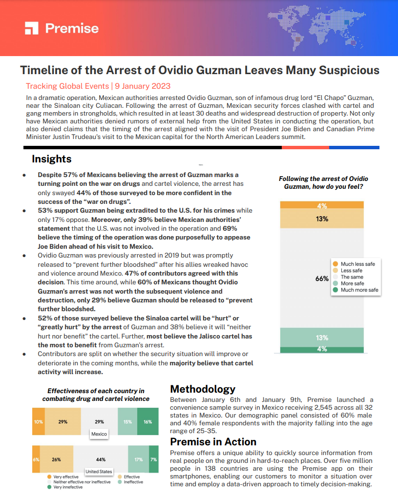 Timeline of the Arrest of Ovidio Guzman Leaves Many Suspicious