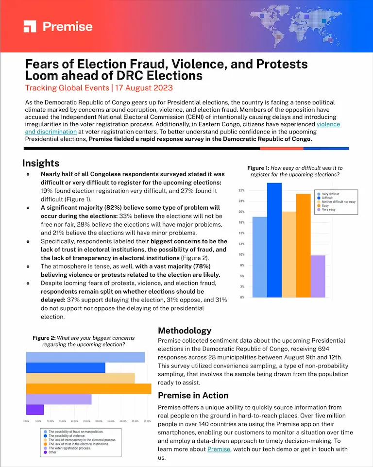 Temor de fraude electoral, violencia y protestas ante las elecciones en la RDC