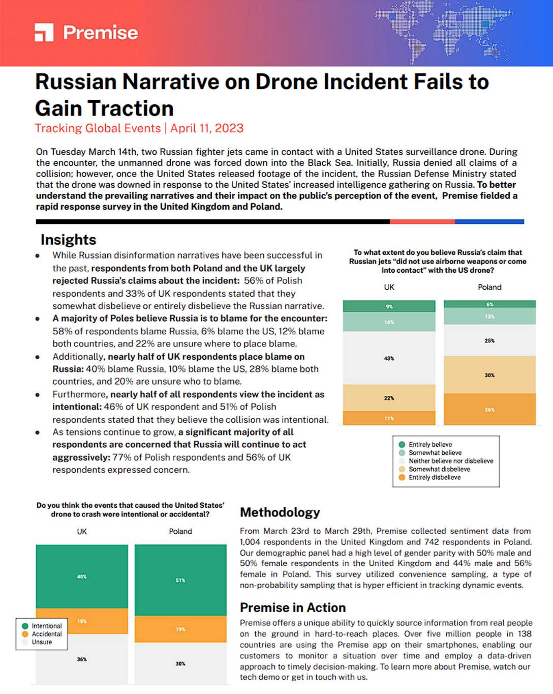 Russian Narrative on Drone Incident Fails to Gain Traction
